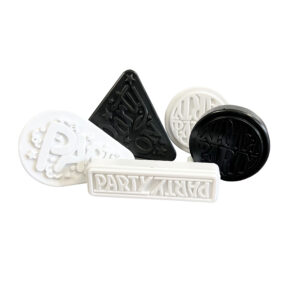 Black or White Happy New Year Plastic Noisemakers - 1 Each