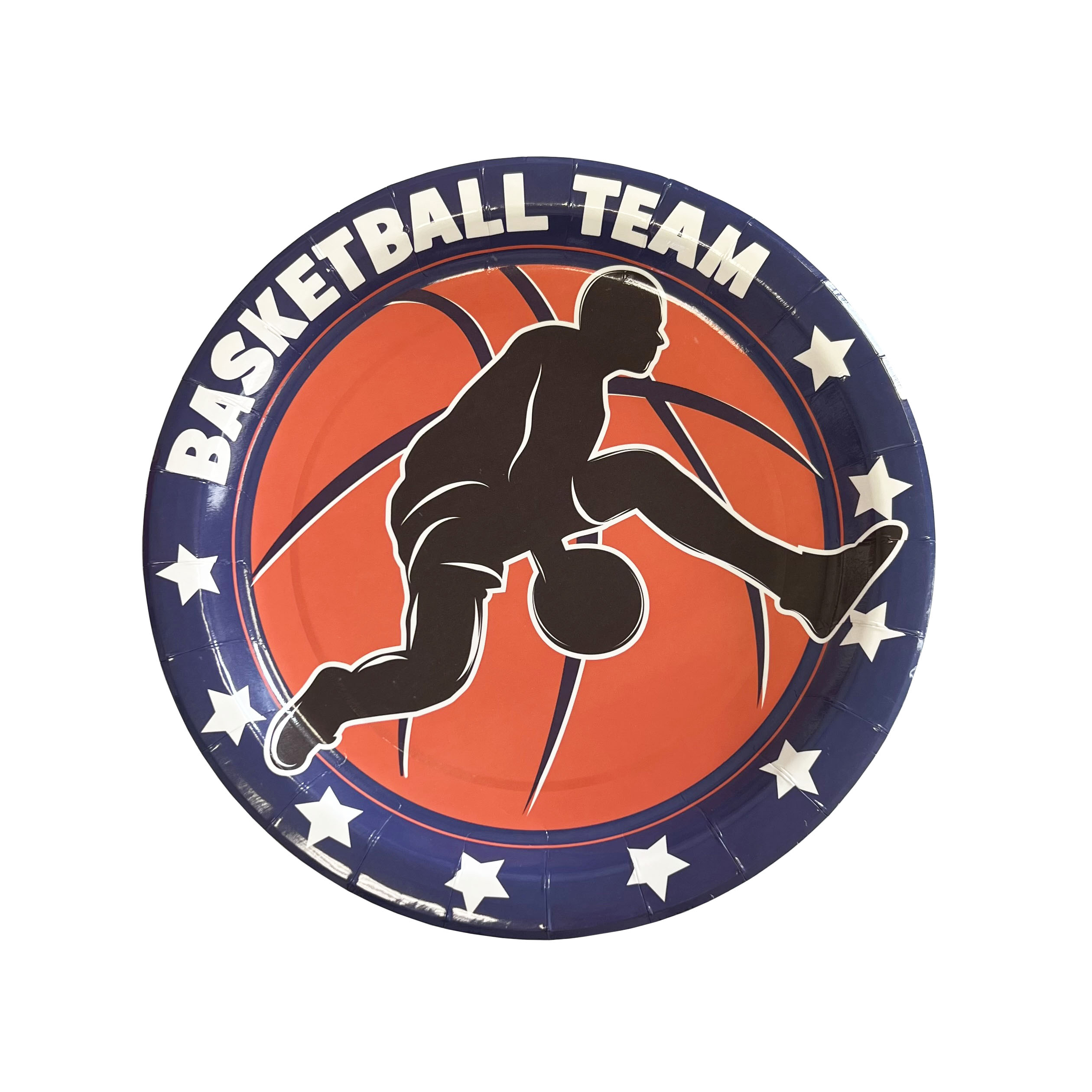 Basketball Party 9" Plates - 8 Plates