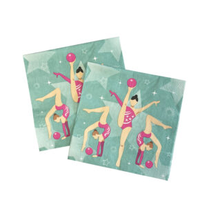 Gymnastics Party Luncheon Napkins - 20 Napkins