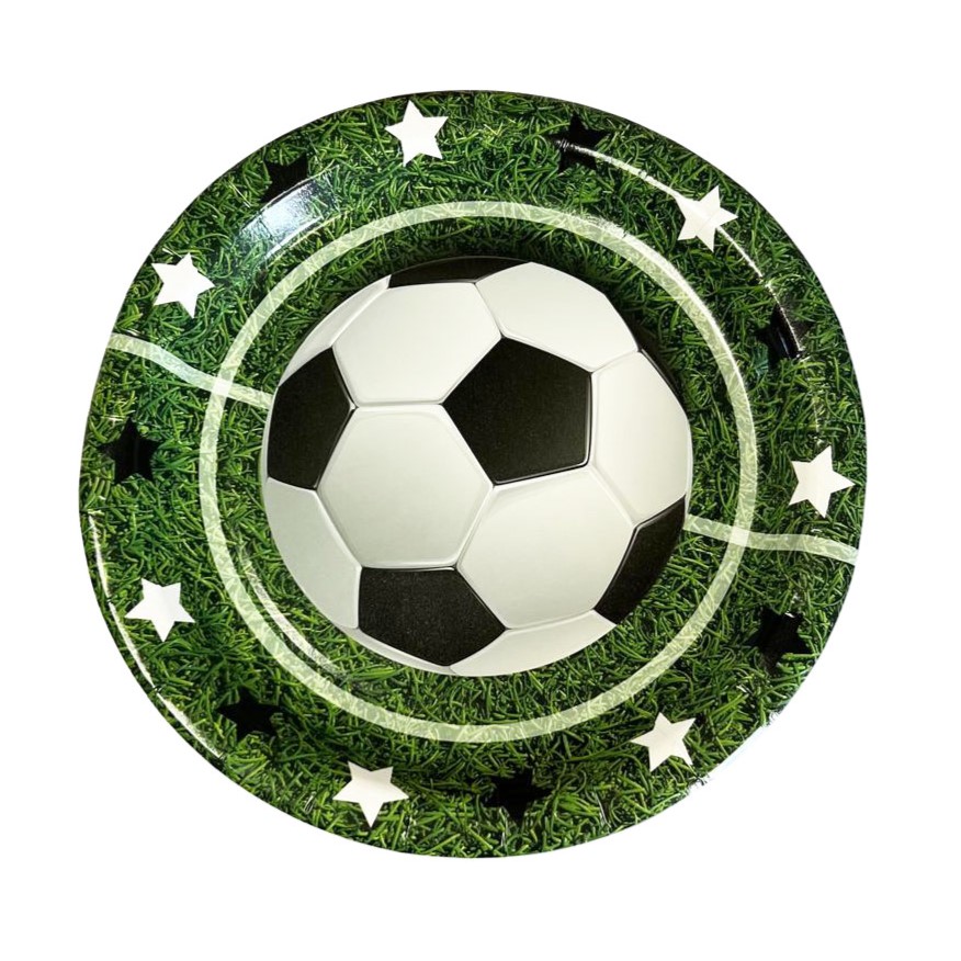 Soccer Party 9" Plates - 8 Plates