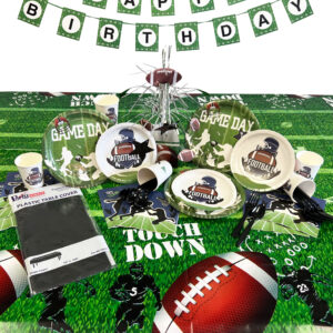 Football Deluxe Party Kit for 8 or 16 Guest