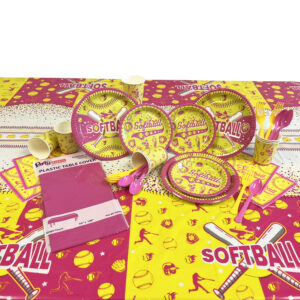 Softball Party Kit for 8 or 16 Guests