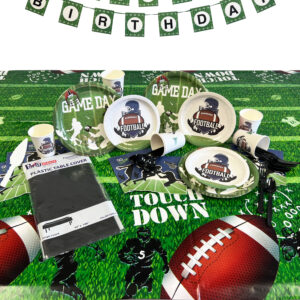 Football Deluxe Party Kit for 8 or 16 Guest