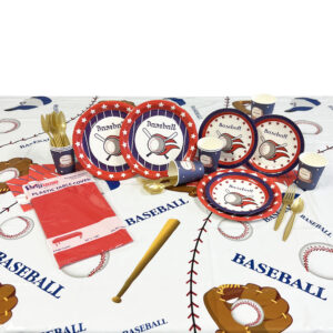 Baseball Party Kit for 8 or 16 Guest