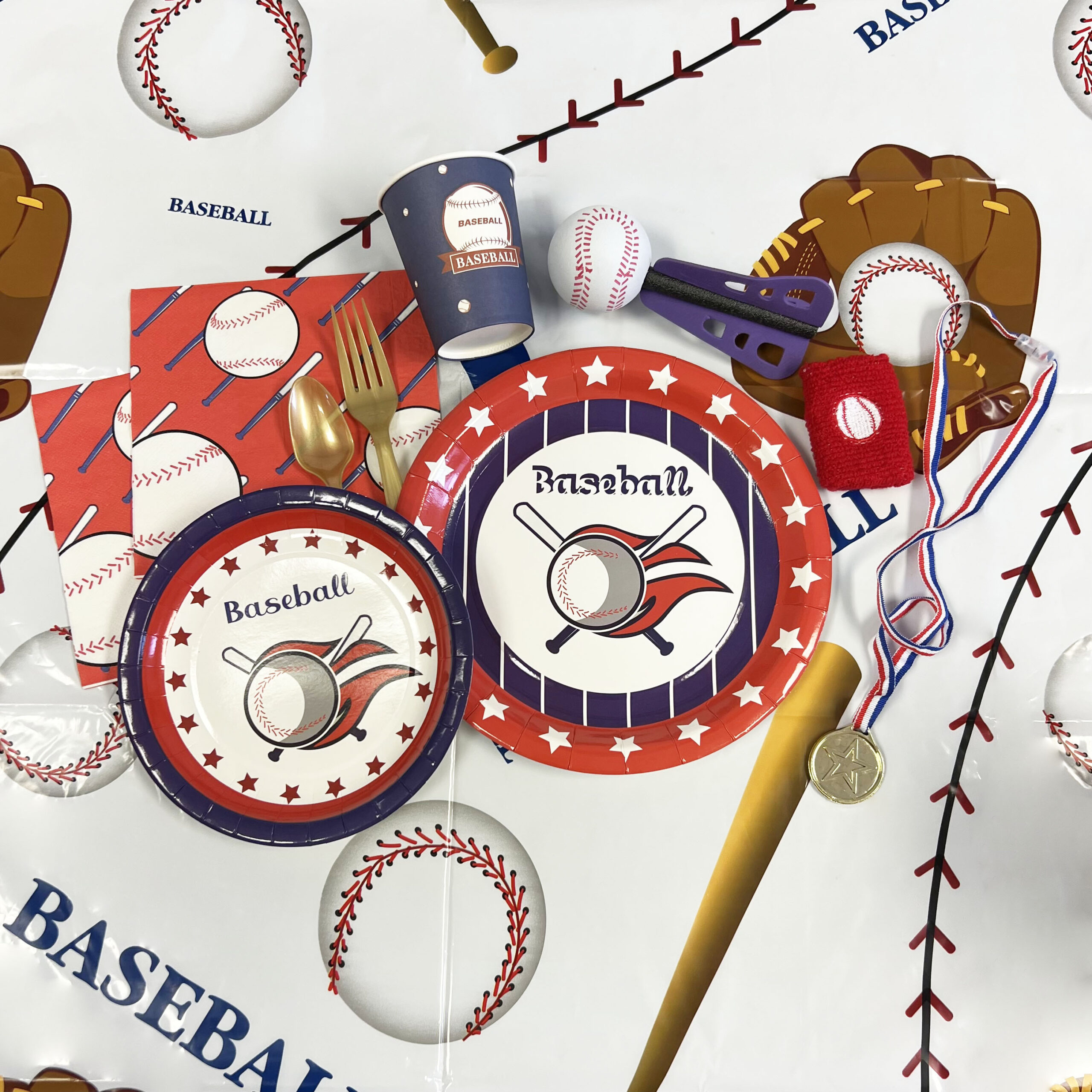 Baseball Party Kit for 8 or 16 Guest - Image 7