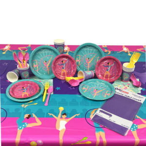 Gymnastics Party Kit for 8 or 16 Guest
