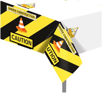 Construction Table Cover - 1 Table Cover