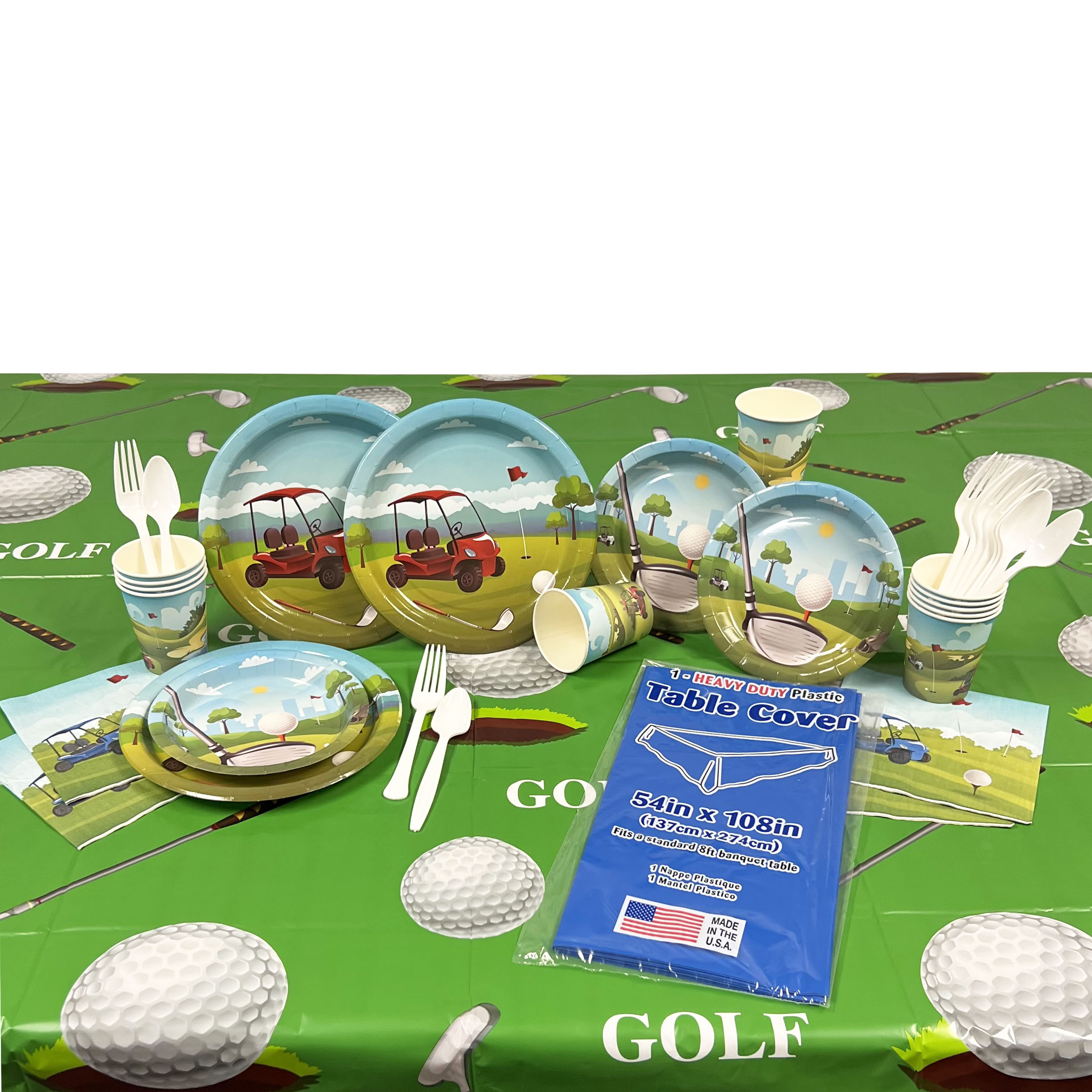 Golf Party Kit for 8 or 16 Guest