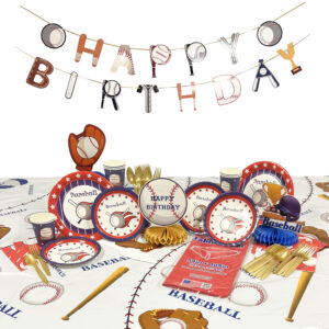 Baseball Deluxe Party Kit for 8 or 16 Guest