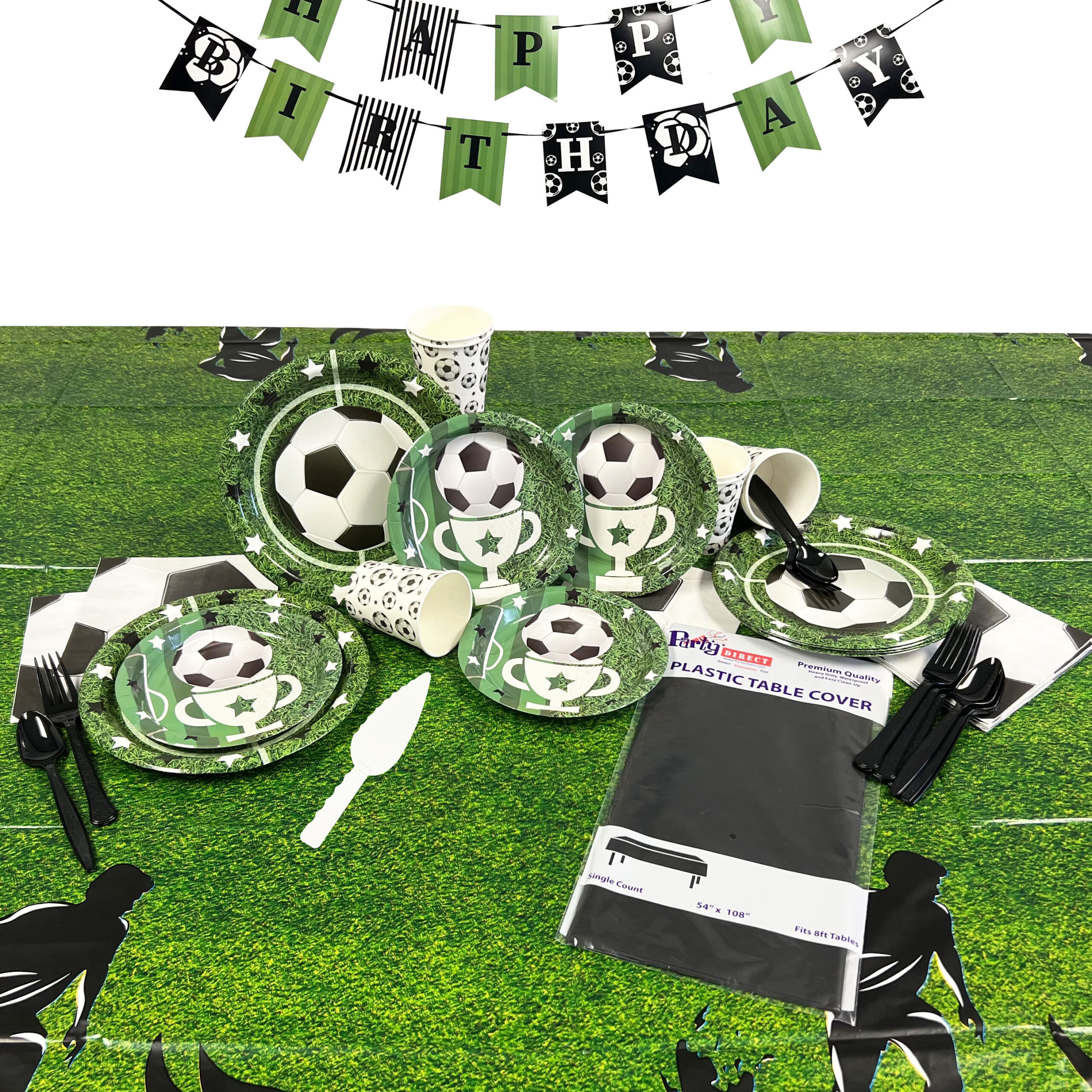 Soccer Party Deluxe Party Kit for 8 or 16 Guest