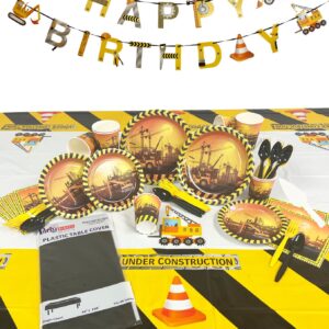 Construction Deluxe Party Kit for 8 or 16 Guest