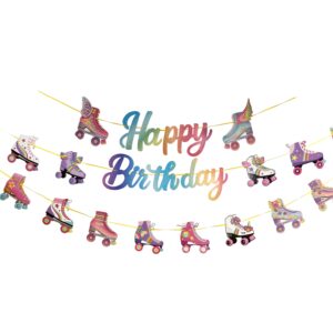 Retro Roller Skate Tripple Banner - 3 Banners/Pack