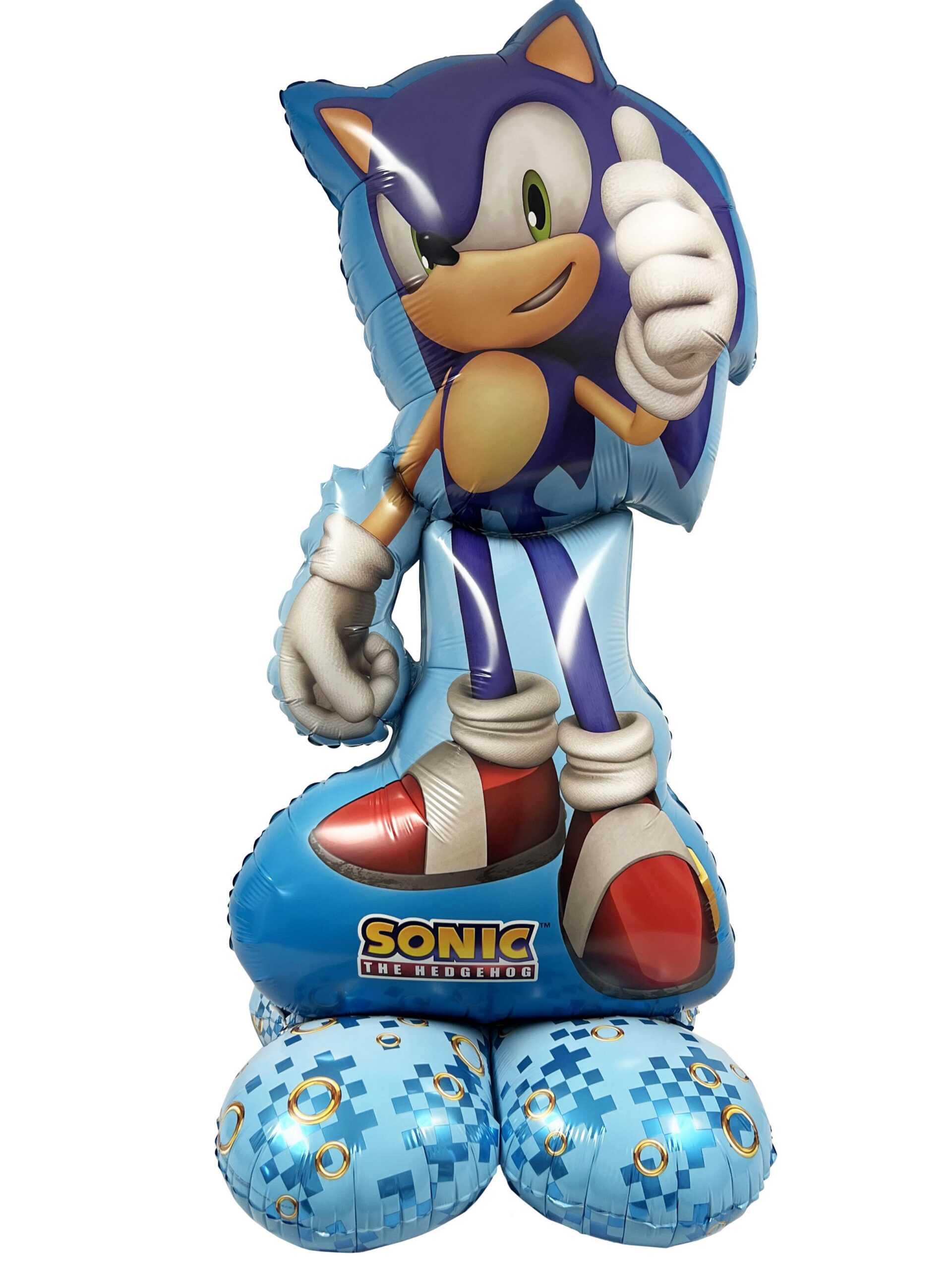 Sonic the Hedgehog 53" x 36" Character Shaped Standing Balloon - 1 Balloon