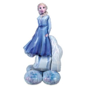 Elsa 54" x 36" Character Shaped Standing Balloon - 1 Balloon