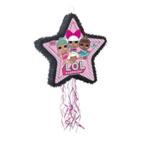 "LOL Suprise" Star Shaped Pull-String Pinata - 1 Pinata
