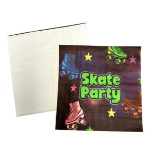 Skate Party Luncheon Napkins - 50 Napkins/Pack or 1,000 Napkins/Case