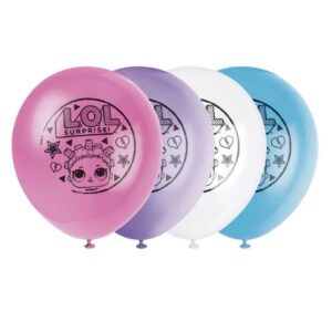 "LOL Surprise" 12" Latex Balloons - 8 Balloons/Pack