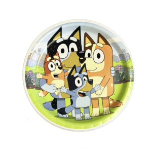 Bluey 9" Plates - 8 Plates/Pack or 96 Plates/Case