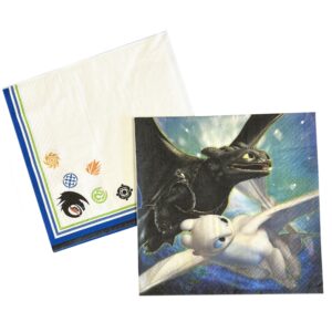 How to Train Your Dragon Luncheon Napkins - 16 Napkins