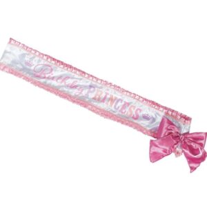 Princess "Birthday Wishes" Fabric Sash - 1 Each