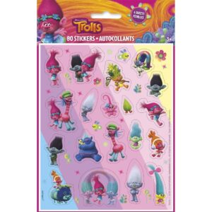 Trolls Sticker Sheets - 4 Sheets/Pack or 48 Sheets/Case