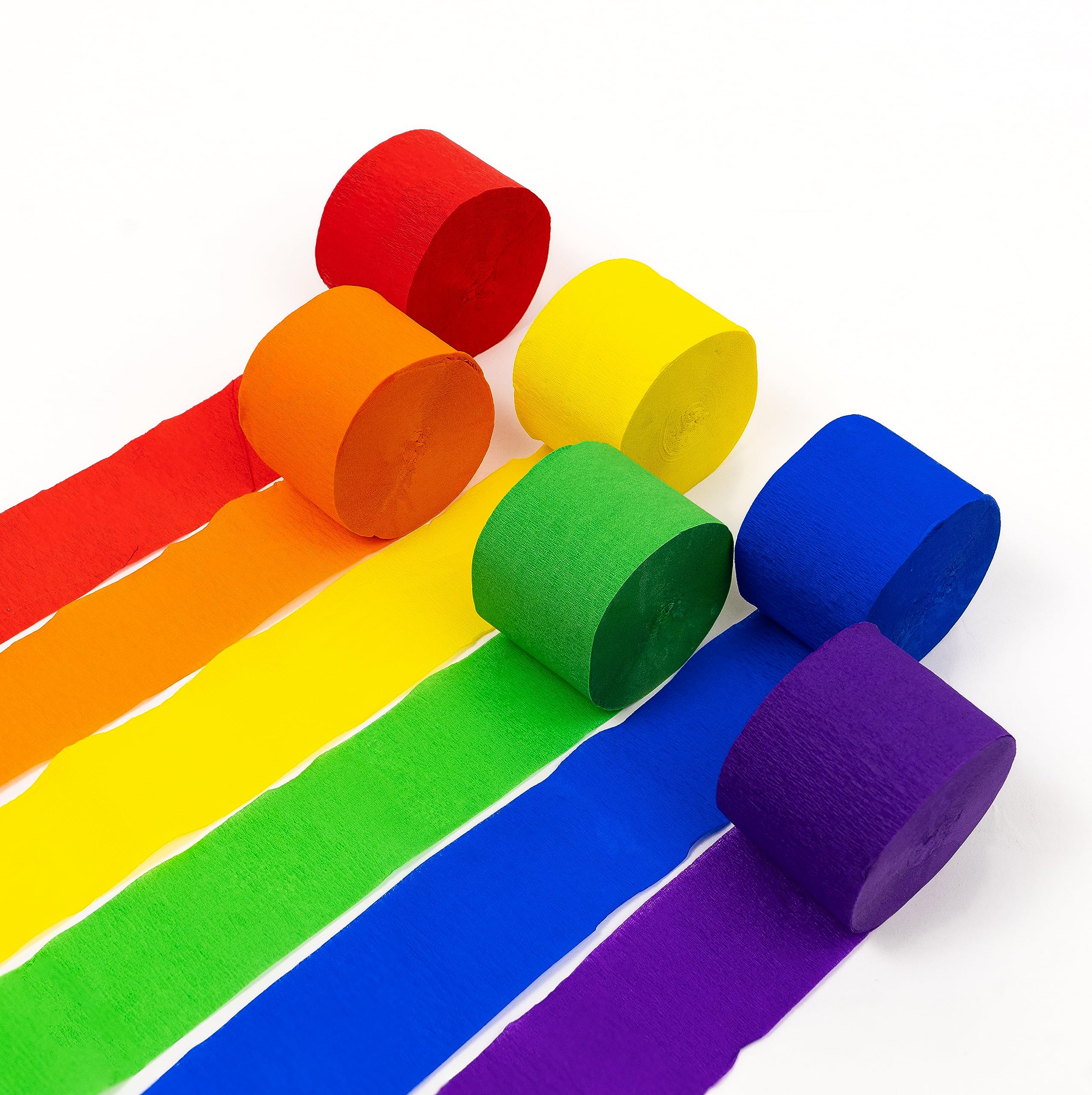 Assorted Color Crepe Paper Roll 81′ – 1 Roll