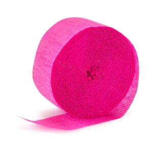Jumbo Plastic Table Rolls - 1 Roll or 4 Rolls/Case - Pink