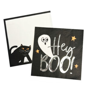 "Bats & Boos" Luncheon Napkins - 16 Napkins/Pack or 96 Napkins/Case
