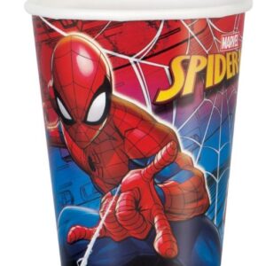 Spiderman 9oz Paper Cups - 8 Cups/Pack or 96 Cups/Case
