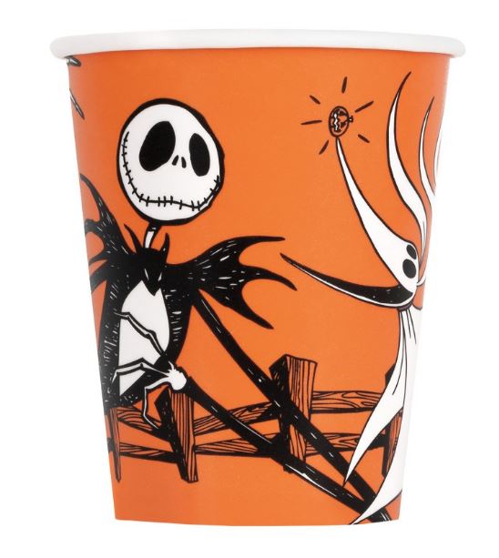 Nightmare Before Christmas 9oz Cups - 8 Cups/Pack or 96 Cups/Case