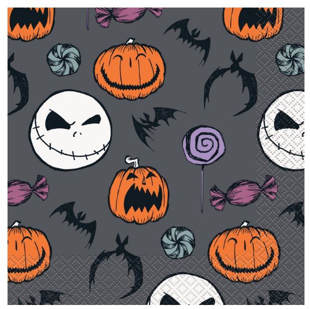 Nightmare Before Christmas Luncheon Napkins - 16 Napkins/Pack or 192 Napkins/Case