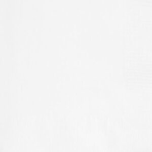 Jumbo Plastic Table Rolls - 1 Roll or 4 Rolls/Case - White