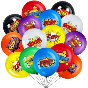 Hero, Assorted Designs, 12" Latex Balloons - 1 Balloon