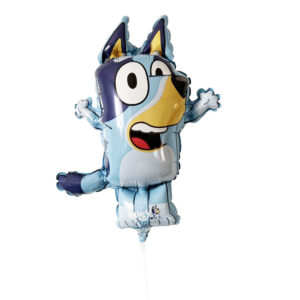 Bluey, 14" AIR FILLED Mylar Balloon on Stick - 1 Each