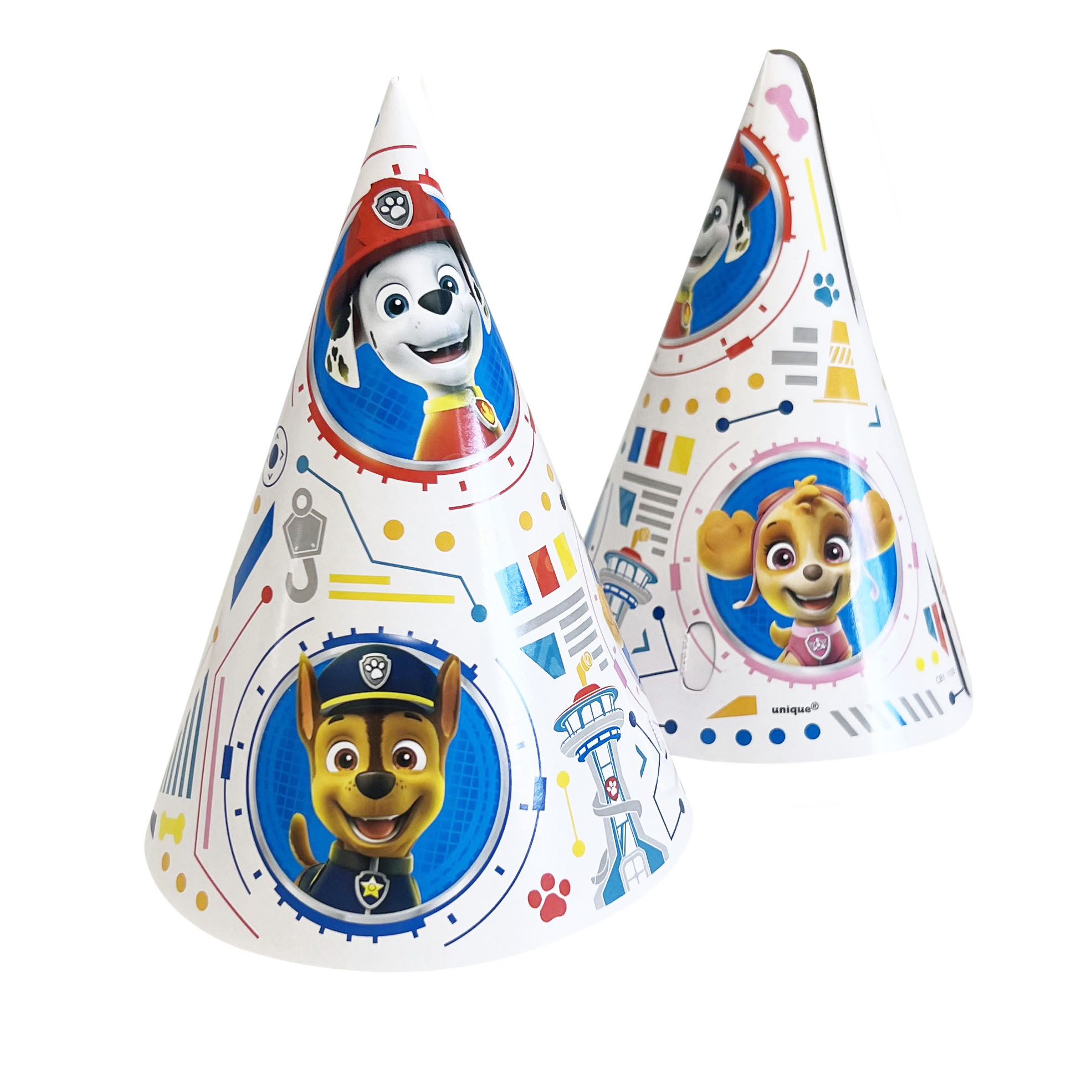 Paw Patrol Party Hats - 8 Hats/Pack or 96 Hats/Case