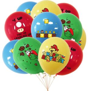 Super Mario, Assorted Design,12" Latex Balloons - 1 Balloon