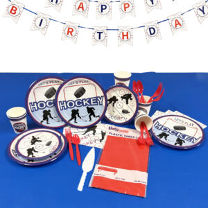 Hockey Deluxe Party Kit for 8 or 16 Guest