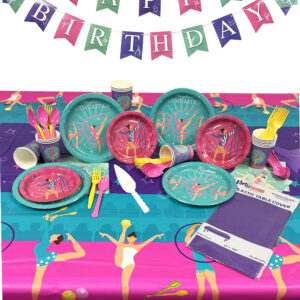 Gymnastics Deluxe Party Kit for 8 or 16 Guest