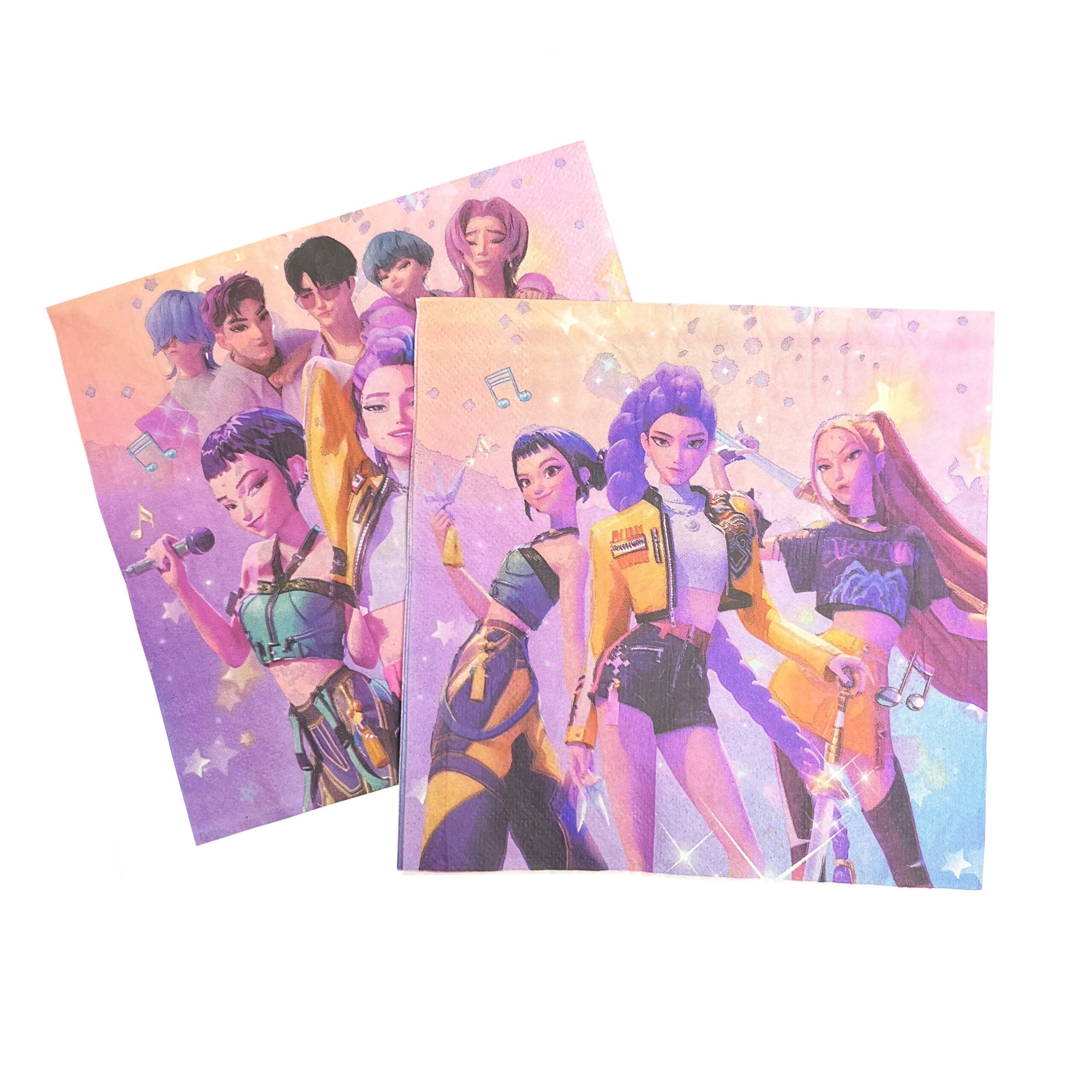 KPop Demon Hunters - 20 Napkins/Pack