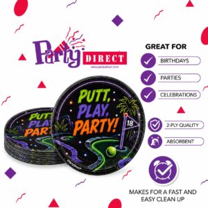 Puttastic Party 9" Plates - 50 Plates/Pack or 500 Plates/Case
