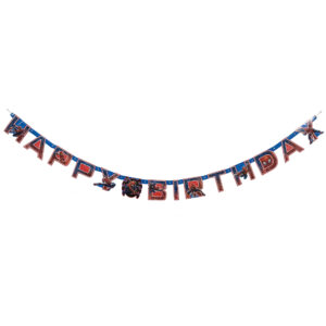 Spider-man Jointed Banner - 1 Banner or 12 Banners/Case